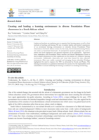 Creating and leading a learning environment in diverse Foundation Phase classrooms in a South African school