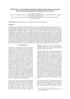 Mobile GIS: a tool for informal settlement occupancy audit to improve integrated human settlement implementation in Ekurhuleni, South Africa