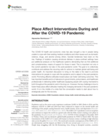 Place Affect Interventions During and After the COVID-19 Pandemic