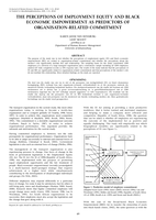 The perceptions of employment equity and black economic empowerment as predictors of organisation-related commitment.