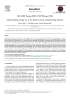 Understanding energy use in the South African manufacturing industry