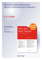 Maximum cooling and maximum efficiency of thermoacoustic refrigerators