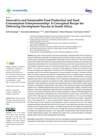 Innovative and sustainable food production and food consumption entrepreneurship : A conceptual recipe for delivering development success in South Africa
