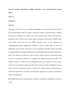 Towards enacting social justice in higher education: a case of postdoctoral research fellows