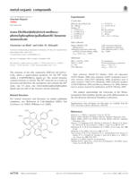 trans-Dichloridobis[tris(4-methoxyphenyl) phosphine]palladium(II) benzene monosolvate
