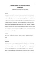 Confucian Harmony from an African Perspective