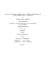 The role of the school governing body in financial administration at Sokisi secondary school: a case study.