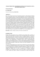 Characterization and beneficiation of low grade Nb AND Ta ore from Kibara belt