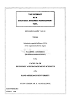 The internet as a strategic business management tool