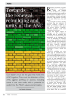 Towards the renewal, rebuilding and unity of the ANC