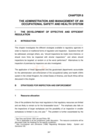 Strategies for inspection and enforcement of occupational health and safety legislation