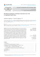 Racialized landscapes of tourism : from Jim Crow USA to apartheid South Africa