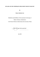 HIV/AIDS and the temporary employment service industry