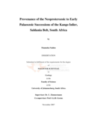 Provenance of the Neoproterozoic to early Palaeozoic successions of the Kango Inlier, Saldania Belt, South Africa