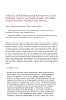 Influence of rehydration and activation on cation exchange capacity and swelling index of foundry sodium bentonite from different deposits