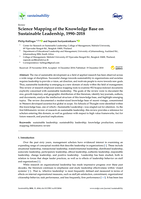 Science mapping of the knowledge base on sustainable leadership, 1990–2018