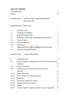 The perceptions of educators with regard to Section 17 Acts of misconduct in the employment of educators.
