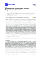 Redox potential of antioxidants in cancer progression and prevention