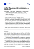 Integrating expert knowledge with statistical analysis for landslide susceptibility assessment at regional scale