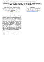 Method of lines based on finite element technique to analyse electromagnetic problems