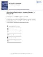 Work-sports enrichment in amateur runners : A diary study