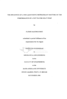 The influence of a non-azeotropic refrigerant mixture on the performance of a hot water heat pump