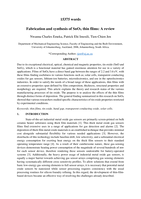 Fabrication and synthesis of SnOX thin films : a review