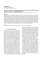 The role of context in decolonising engineering curriculums in proudly South African universities: a cybernetic perspective