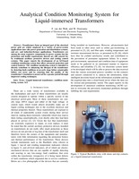 Analytical condition monitoring system for liquid-immersed transformers
