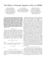 The effects of periodic impulsive noise on OFDM