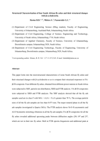 Structural Characterisation of four South African fly ashes and their structural changes with β-cyclodextrin