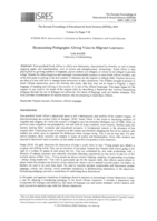 Humanising pedagogies : giving voice to migrant learners