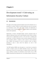 Institutionalizing information security.