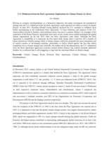 U.S. withdrawal from the Paris agreement : implications for Climate Finance in Africa