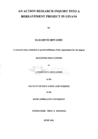 An action research inquiry into a bereavement project in Giyani