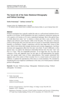 The Social Life of the State: Relational Ethnography and Political Sociology