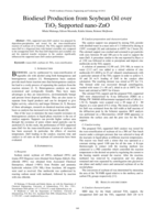 Biodiesel production from soybean oil over TiO2 supported nano-ZnO