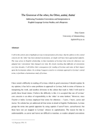 The grammar of the other, the Other, autrui, Autrui : addressing translation conventions and interpretation in English-language Levinas studies