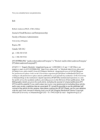 Journal of Small Business and Entrepreneurship