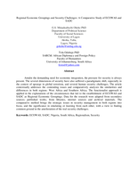 Regional Economic Groupings and security challenges : a comparative study of ECOWAS and SADC