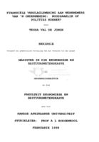 Finansiele verslaglewering aan werknemers van 'n onderneming: noodsaaklik of polities korrek?