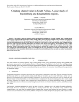 Creating shared value in South AfricaA : a case study of Rustenburg and Emahlahleni regions
