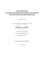 Beauty and beastliness : a comparison of the representations of women in selected works by Walt Disney Pictures, Angela Carter and Diane Victor
