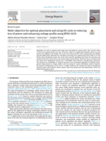 Multi-objective for optimal placement and sizing DG units in reducing loss of power and enhancing voltage profile using BPSO-SLFA