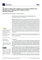 The role of melanoma cell-derived exosomes (MTEX) and photodynamic therapy (PDT) within a tumor microenvironment