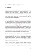 Inflation targeting: a comparative assessment of South Africa's early experience.