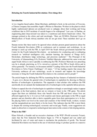 Debating the Fourth Industrial Revolution : First things first