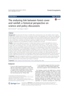 The enduring link between forests and rain : a historical perspective on emergent science and policy discussions