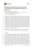Mitigating household energy poverty through energy expenditure affordability algorithm in a smart grid