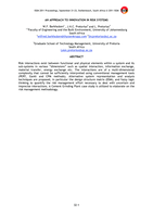 An approach to innovation in risk systems